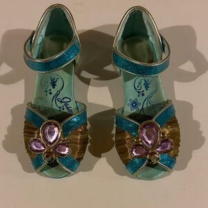 Jasmine Turquoise and Gold Sandals